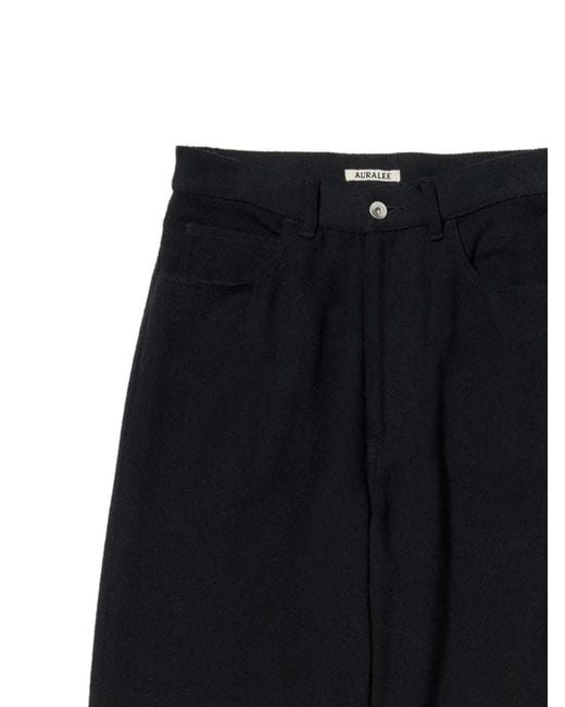 Auralee Blue Silk Jeans