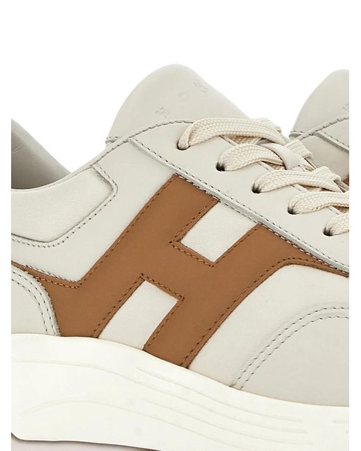 Hogan Sneakers Mit Logo-Applikation in White für Herren