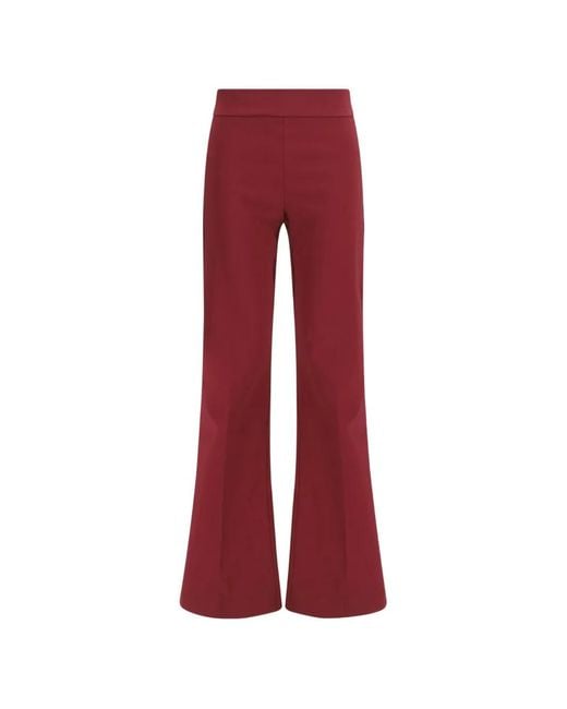 Avenue Montaigne Red Bellini Palazzo Pants