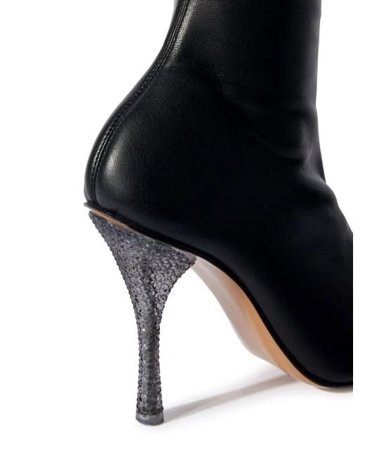 Off-White c/o Virgil Abloh Black Cuissard Stiefel