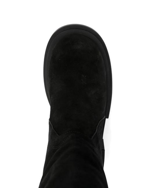 Rick Owens Black 75Mm Platform Boots