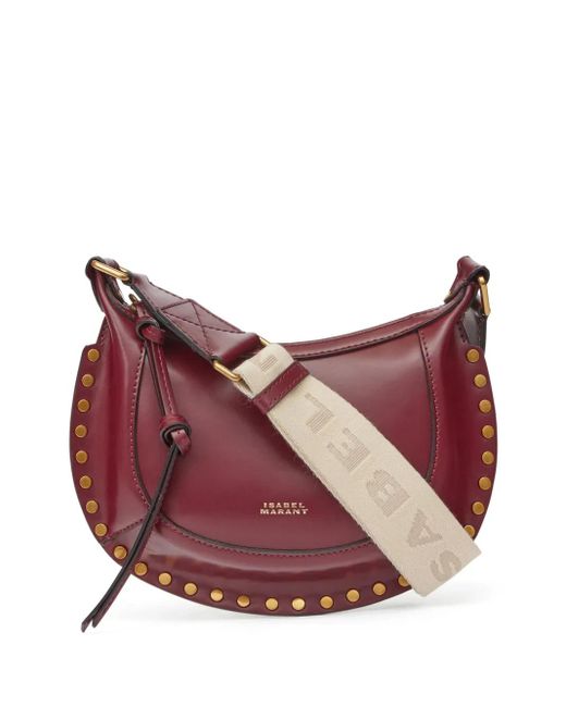 Isabel Marant Purple Mini Moon Leather Bag
