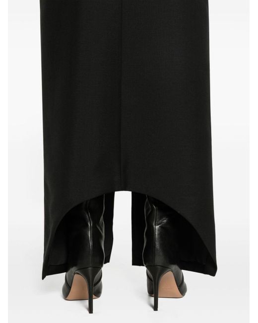 Givenchy Black Wool-mohair Pencil Skirt - Women's - Mohair/wool