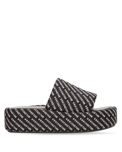 platform balenciaga slides