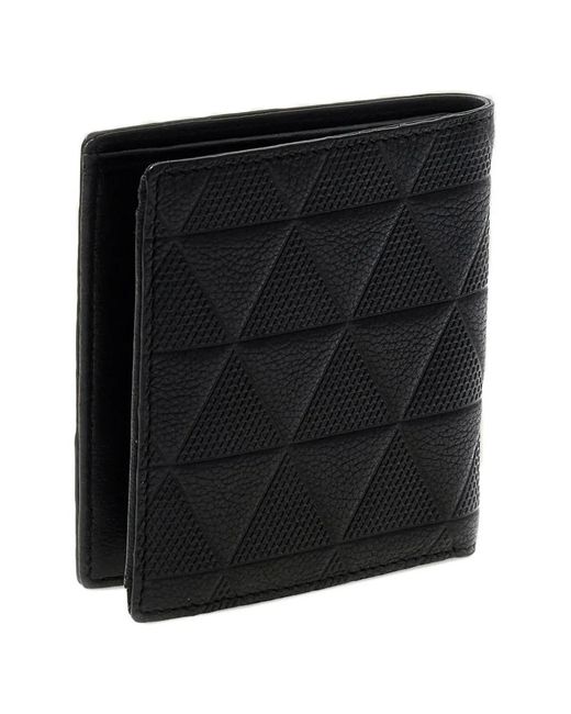 Guess Torino Portemonnaie Mit Triangel-Muster in Black für Herren