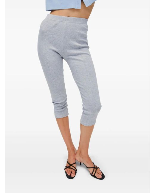 Sleeper Gray Cropped Leggings