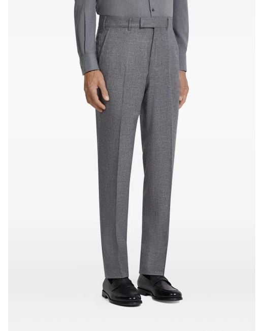 Zegna Gray Oasi Cashmere Suit for men