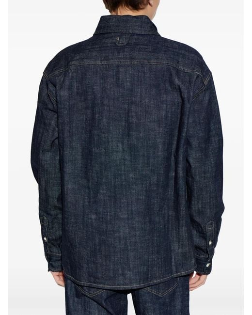 Jacquemus Blue The Simon De-Nîmes Denim Shirt for men