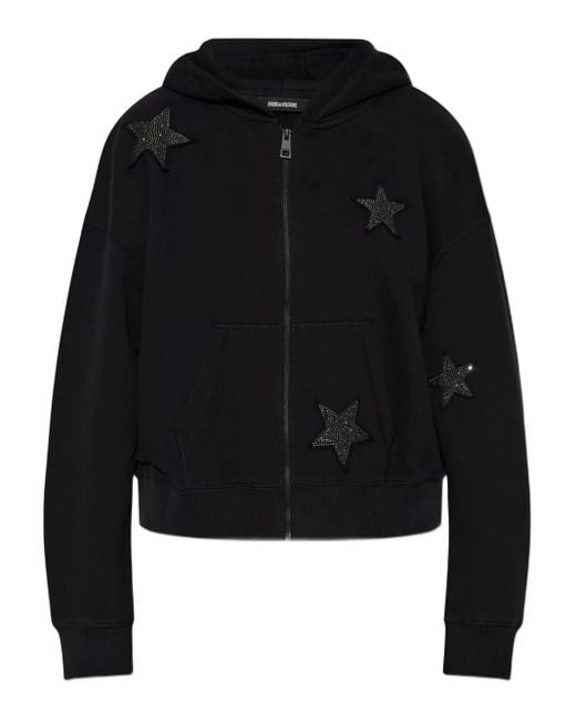 Felpa Mia Con Cappuccio di Zadig & Voltaire in Black