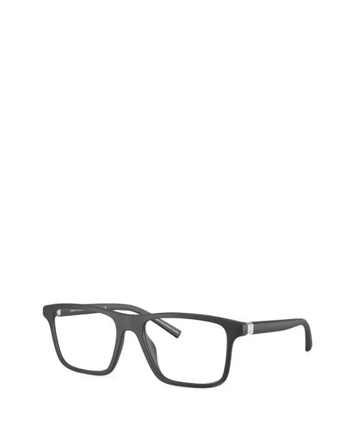 ARMANI EXCHANGE Black Square-Frame Glasses for men