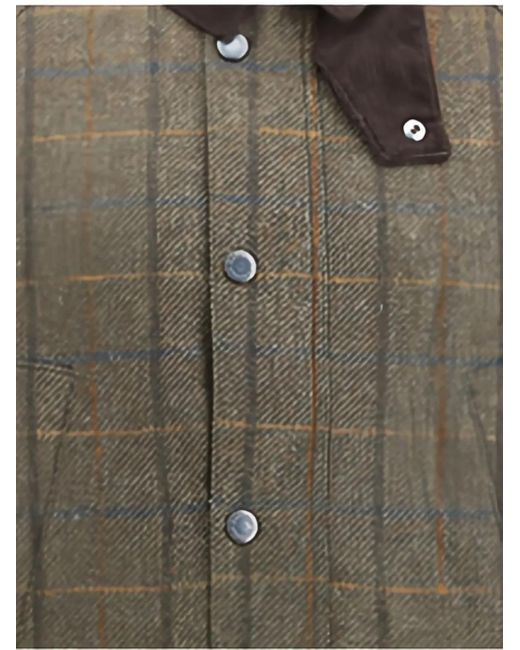 Barbour Gray Bedale Check Wool Jacket for men