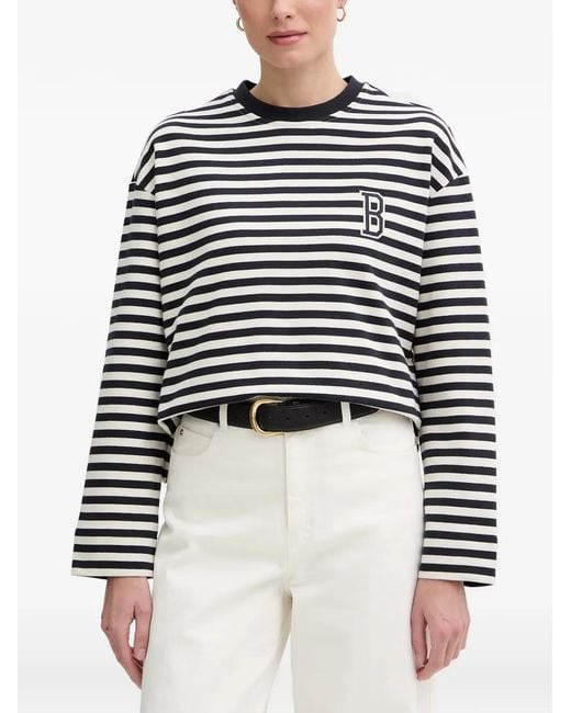 Barbour White Gabby Sweatshirt