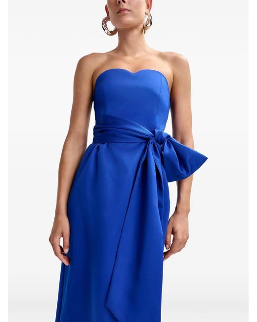 halloween costume ideas blue dress Essentiel Antwerp Gdog Sequin and Bead Embroidered Cotton Poplin Shirt, Evening Blue, Women's, XS, Shirts Tops Blouses Button Down Shirts