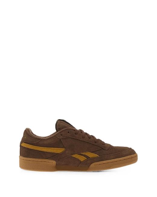 Reebok Brown Club C Revenge Suede Sneakers