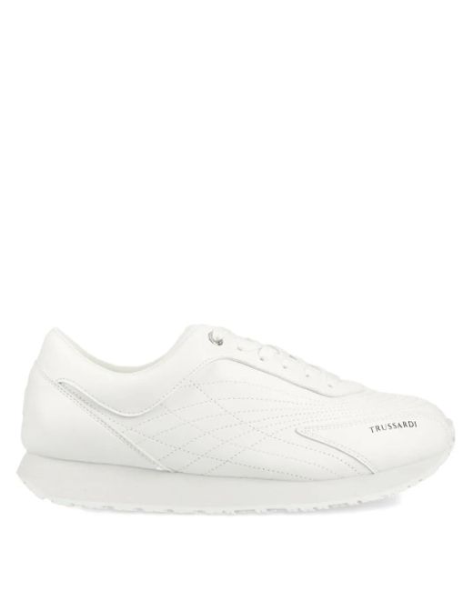 Trussardi ロゴ スニーカー White