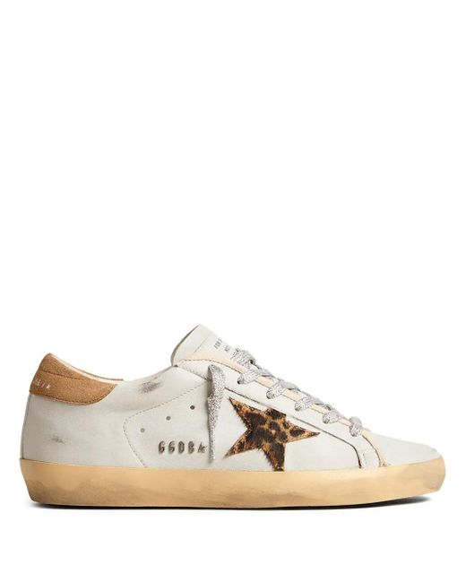 Golden Goose Deluxe Brand White Super-Star Sneakers