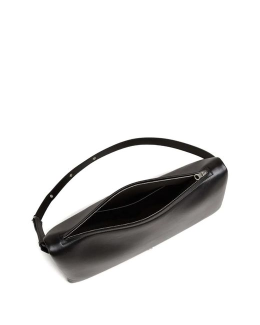 Courreges Black Rectangular Shoulder Bag