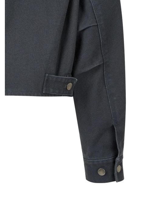 Studio Tomboy X Black Cropped-Jacke Aus Canvas