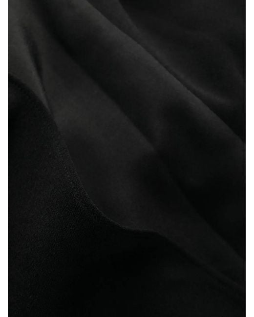 Self-Portrait Black Diamante Bust Midi Dress
