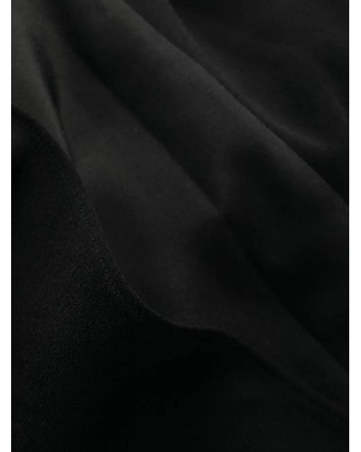 Vestido midi con apliques de strass Self-Portrait de color Black