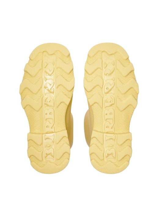 Bottes De Pluie Marsh Burberry en coloris Yellow