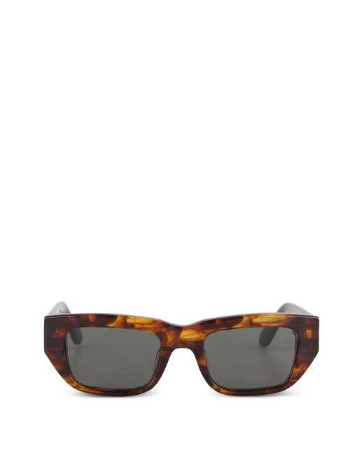 Retrosuperfuture Gray Ra Havana Striata Tortoiseshell-Effect Sunglasses