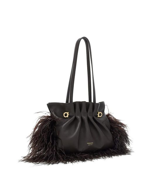 Ferragamo Black Soft-Bag (S)