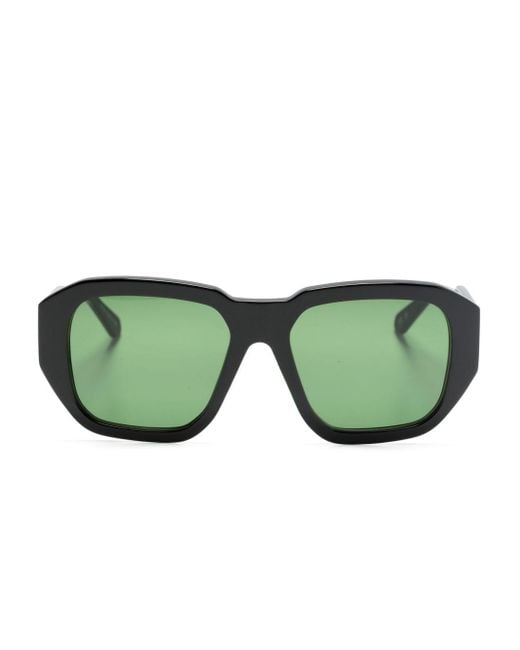 Societe Anonyme Green Bold Sun Square-frame Sunglasses