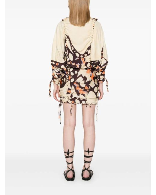 Isabel Marant White Zina Minikleid