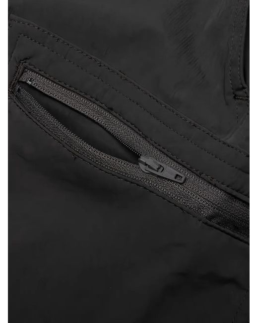 by Parra Black Hardly Hiked Ripstop Shorts for men
