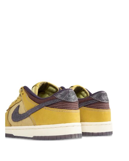 Nike Yellow Dunk Low Lace-Up Sneakers for men