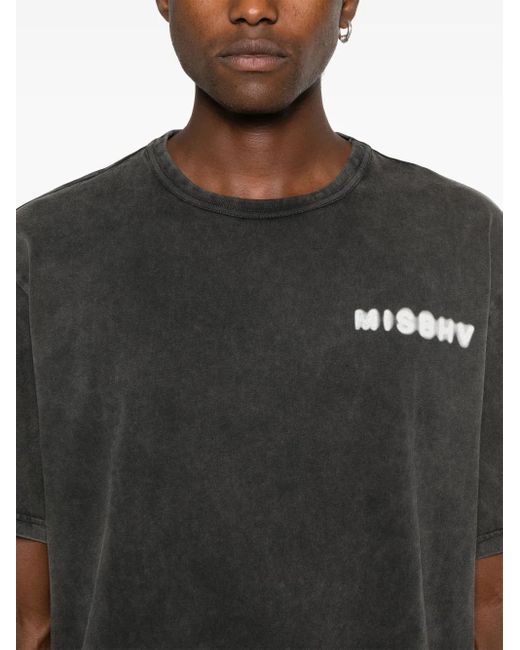 T-Shirt Community di M I S B H V in Black da Uomo