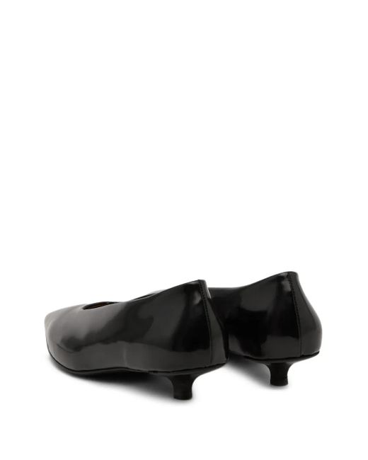 Marsèll Black Pointed-Toe Kitten-Heel Pumps