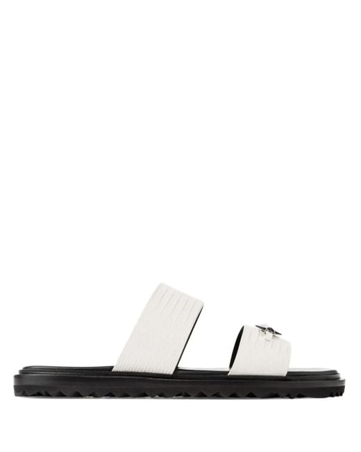 Jimmy Choo White Raiden Sandals for men