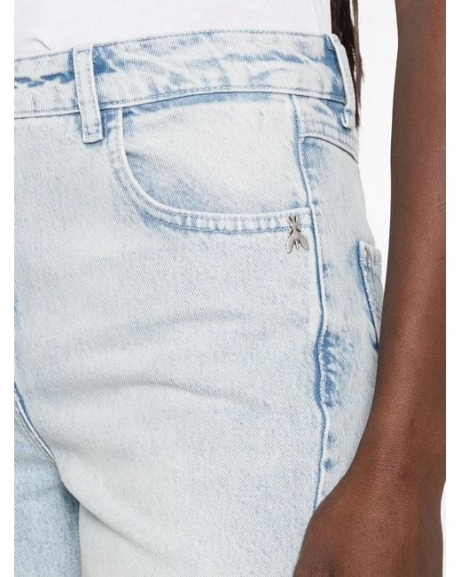 Patrizia Pepe Blue High-Waist Straight Jeans