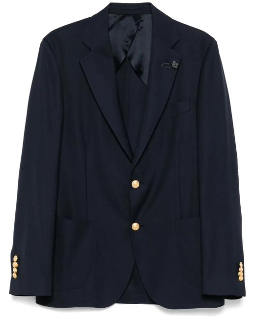 メンズ Lardini シングルジャケット Blue