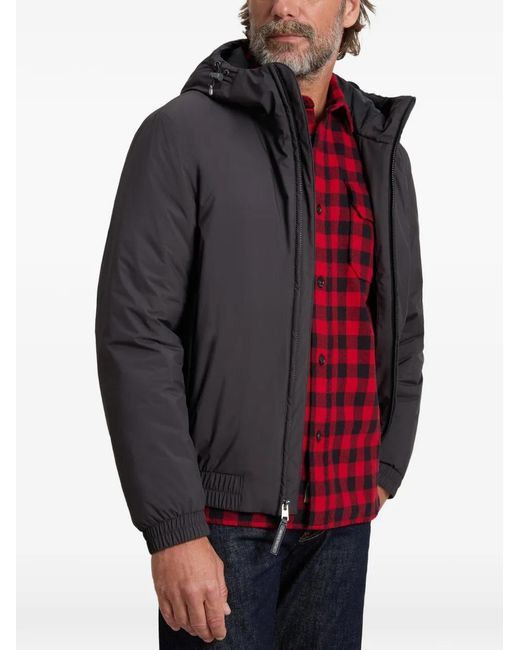 Woolrich Gray Micro-Ripstop Jacket for men