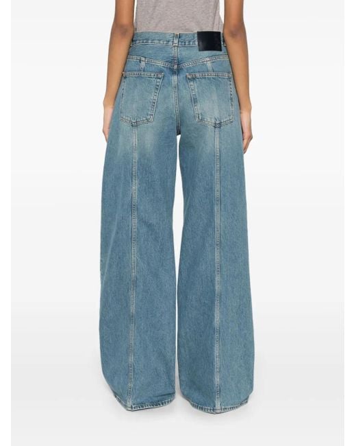 Haikure Blue Peace Wide-Leg Jeans