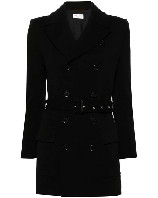 Saint Laurent Black Saharienne Jacket