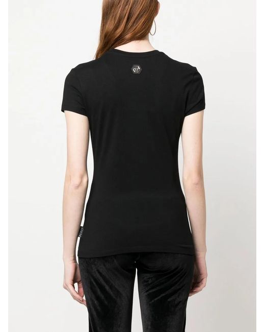 Philipp Plein Black Sexy Pure Skull T-Shirt