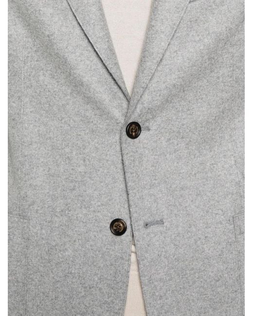 メンズ Eleventy シングルジャケット Gray