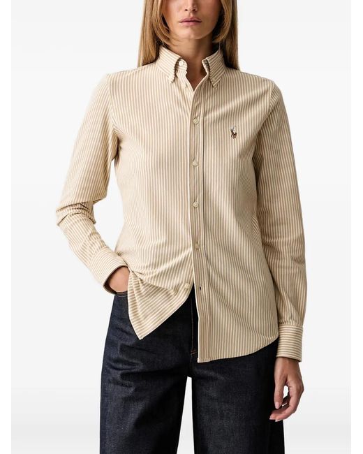 Polo Ralph Lauren Natural Striped Button-Down Shirt