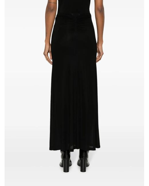Rabanne Black High-Waisted Studded Skirt