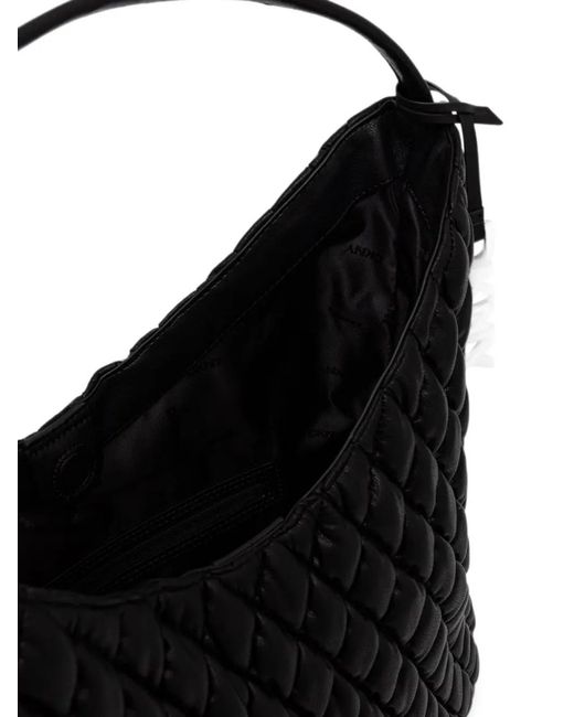 DKNY Black Quilted Tote Bag