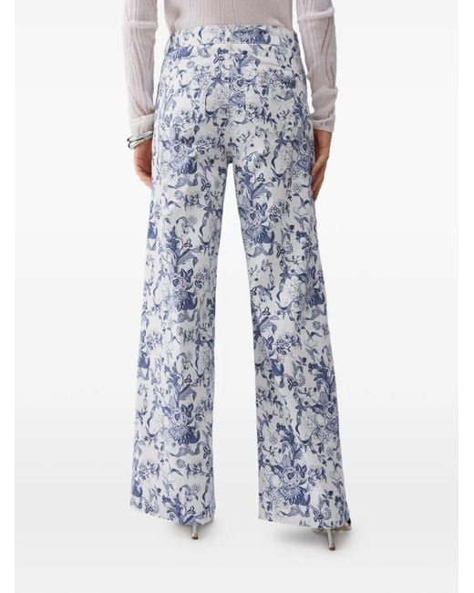 Pantalones Cady Acampanados Liu Jo de color White
