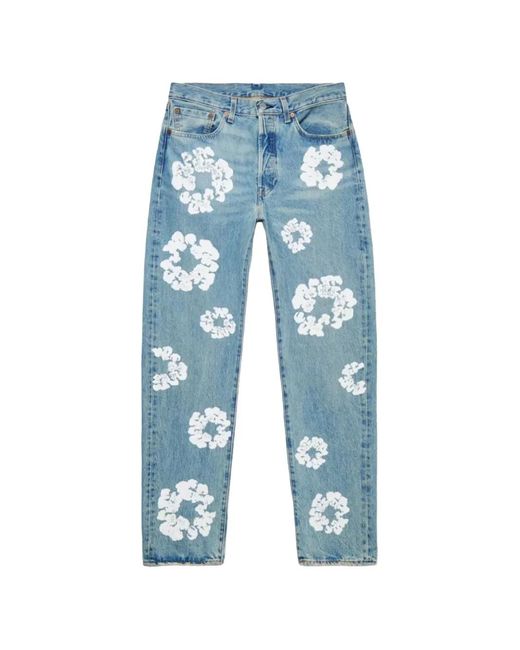 DENIM TEARS Blue X Levi's Wreath Bootcut Jeans for men