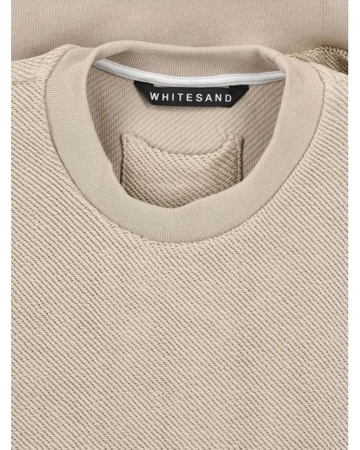 White Sand Natural Crewneck Sweatshirt for men