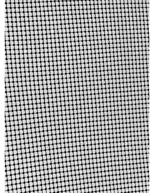 Rabanne Gray Mesh Pouch