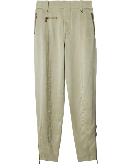 Burberry Lyocell Pantalon in het Green