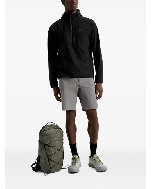 Arc'teryx Black Ossa Half-Zip Hooded Jacket for men